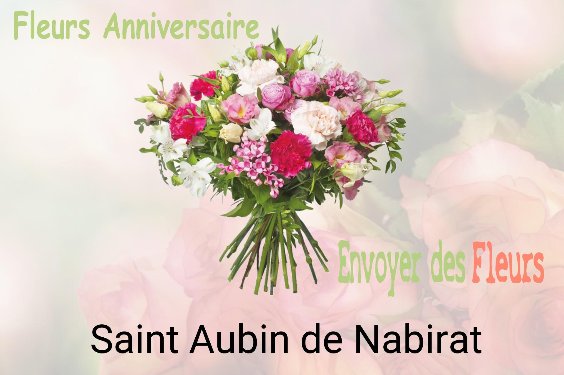 Bouquet de fleurs d’anniversaire livré à Saint-Aubin-de-Nabirat