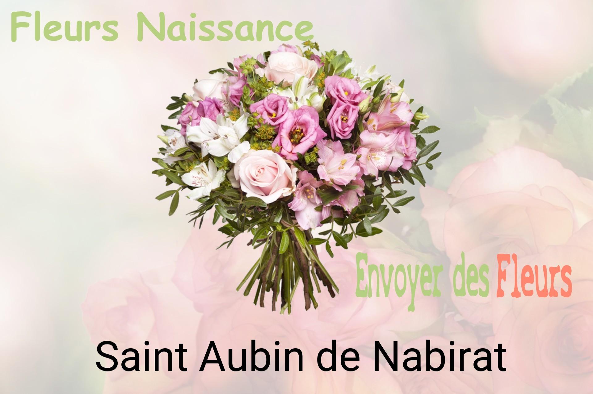 Bouquet de fleurs de naissance livré à Saint-Aubin-de-Nabirat